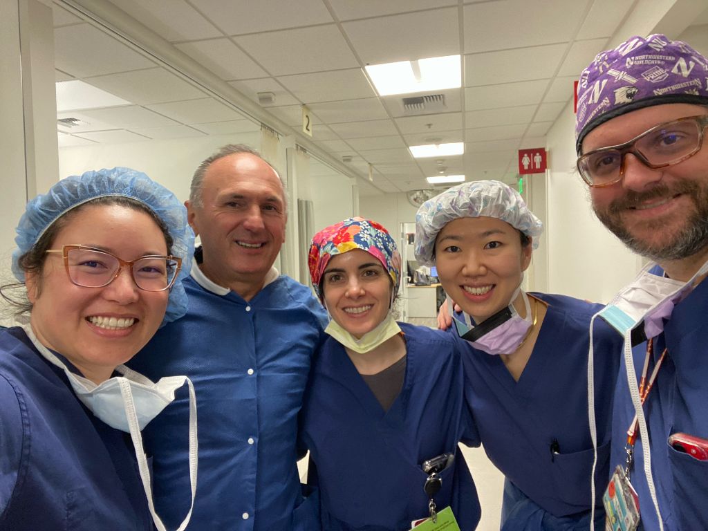 Anesthesia team in pre-op